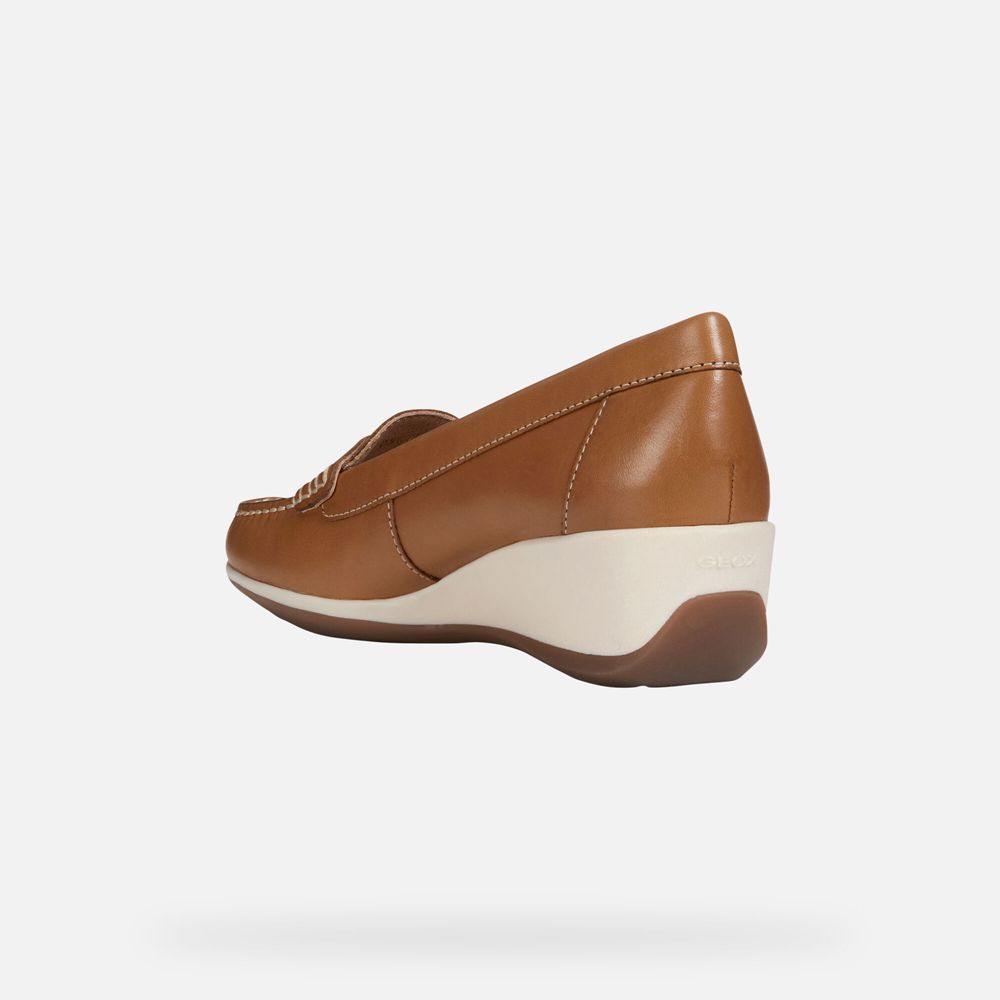 Geox Bayan Loafers Kahverengi - Arethea - FSA-683970